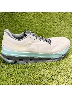 On Cloudflow 5 Womens Size 9.5 Gray Blue Athletic Running Walking Shoes Sneakers